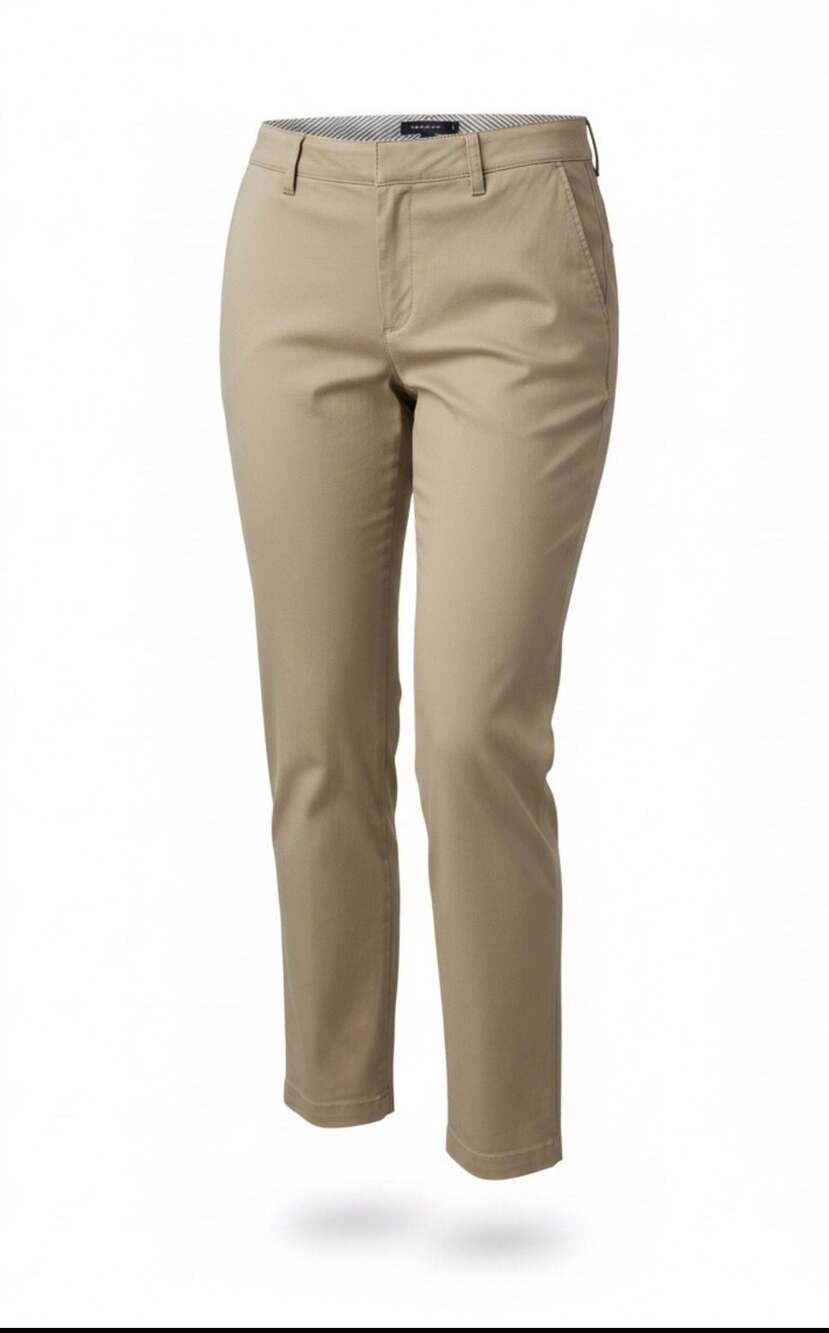 Briggs New York Women's Stone Chino Pants Size 18 Short